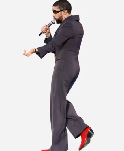 2024 Vogue World Paris Bad Bunny Gray Suit