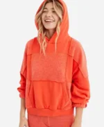 Aerie Sherpa Patchwork Oversized Hoodie