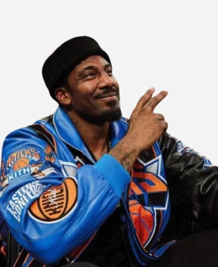 Amar’e Stoudemire Kith & Jeff Hamilton New York Knicks Leather Jacket