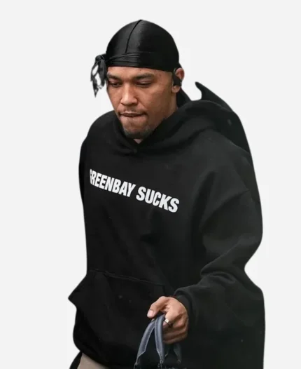 Amon Ra St Brown Greenbay Sucks Pullover Black Hoodie