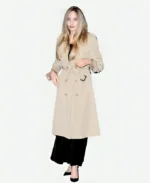 Angelina Jolie Maria Screening Trench Coat