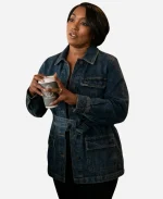 Athena Grant Belted Denim Jacket
