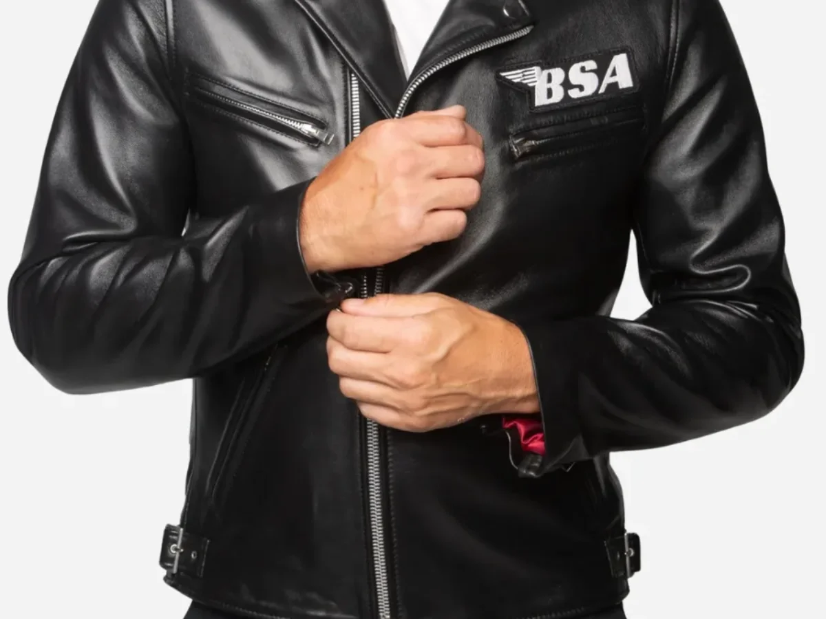 BSA George Michael Back Jacket | George Michael Leather Jacket