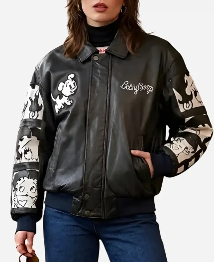Betty Boop Vintage Leather Jacket