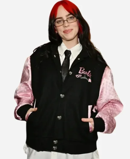 Billie Eilish Barbie 2024 Varsity Jacket