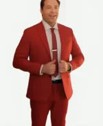 Brennan Elliott Movie Ms Christmas Comes To Town 2023 Travis Red Suit