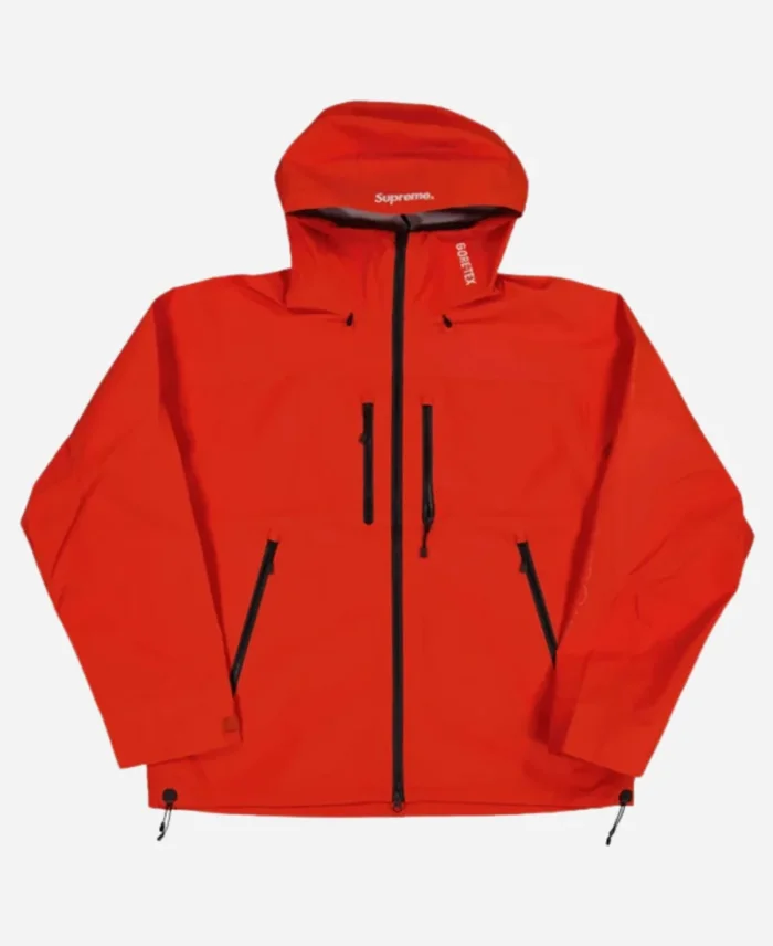 Central Cee Supreme GORE-TEX Taped Seam Shell Hooded Jacket Orange