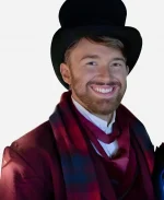 Chandler Massey Sawyer Mystic Christmas Maroon Coat