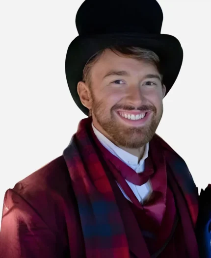 Chandler Massey Sawyer Mystic Christmas Maroon Coat