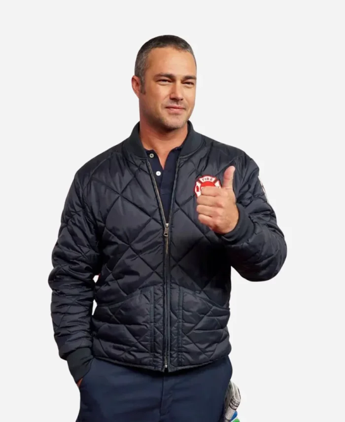 Chicago Fire Pilot Quilted Blue Jacket