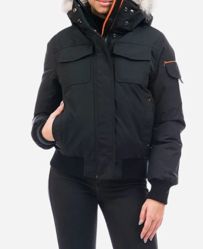 Chicago PD S09 Hailey Upton Black Puffer Jacket