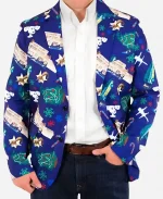 Christmas Vacation Suit Jacket Blazer For Mens