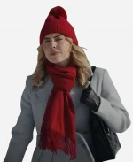 Kirsten Comerford Christmas On The Alpaca Farm Jess Hilliard Grey Trench Coat