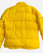 Chrome Hearts Yellow Puffer Down Parachute Jacket Back