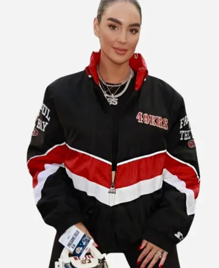 Claire Kittle 49ers Starter Jacket