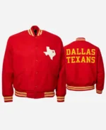 Dallas Texans Red Varsity Jacket