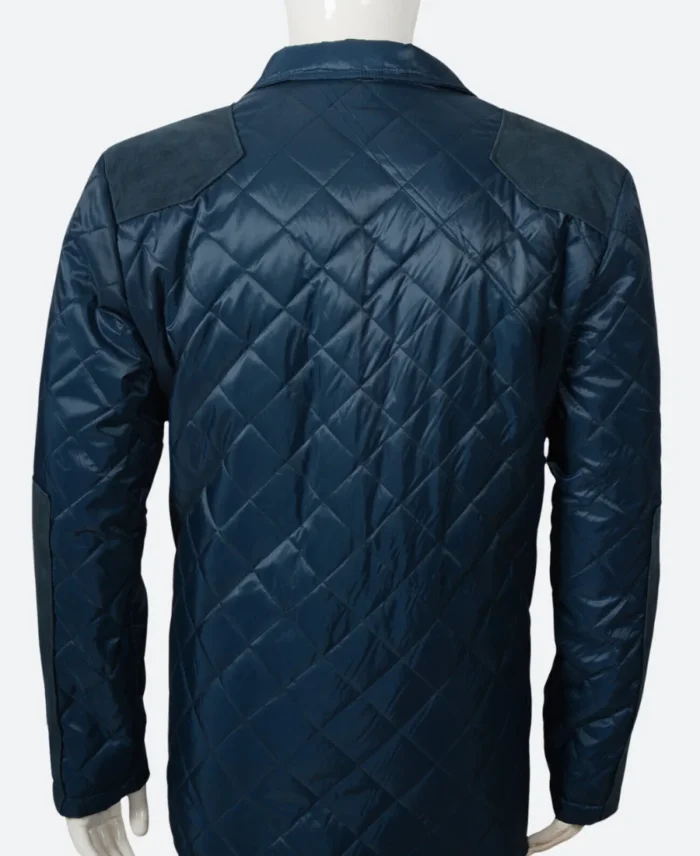 Dan Jenkins Yellowstone Blue Parachute Quilted Jacket