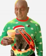 Dave Bautista The Guardians of the Galaxy Holiday Special Drax Christmas Sweater