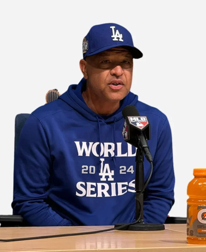 Dave Roberts World LA Series Blue Hoodie