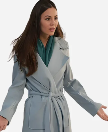 Depravity 2024 Victoria Justice Blue Coat