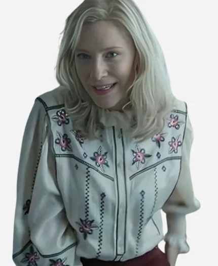 Disclaimer Cate Blanchett Catherine Ravenscroft Embroidered Shirt