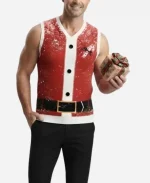 Dwayne Johnson Red One The Rock Christmas Red Vest