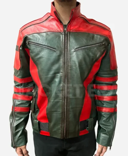 Dwayne Johnson Red One Leather Jacket