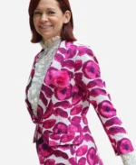 Elsbeth Tascioni TV-Series Elsbeth Season 02 Carrie Preston Suiting Pink Floral Blazer