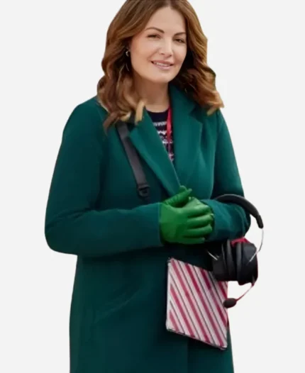 Erica Durance Ms. Christmas Comes To Town Amanda Coat