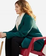 Erica Durance Ms. Christmas Comes To Town Amanda Trench Long Coat