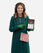 Erica Durance Ms. Christmas Comes To Town Amanda Trench Coat