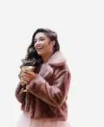 Faith Fernandez 12 Dates Of Christmas Fur Jacket