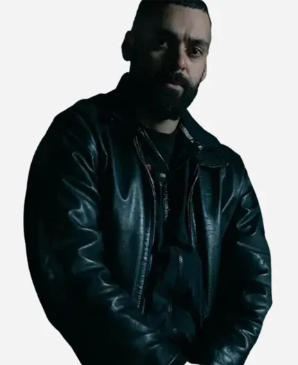 Farid Ayad TV Series Deliver Me 2024 Ardalan Esmaili Black Leather Jacket
