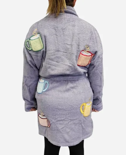 Fight Club 1999 Tyler Durden bathrobe in Putple Color