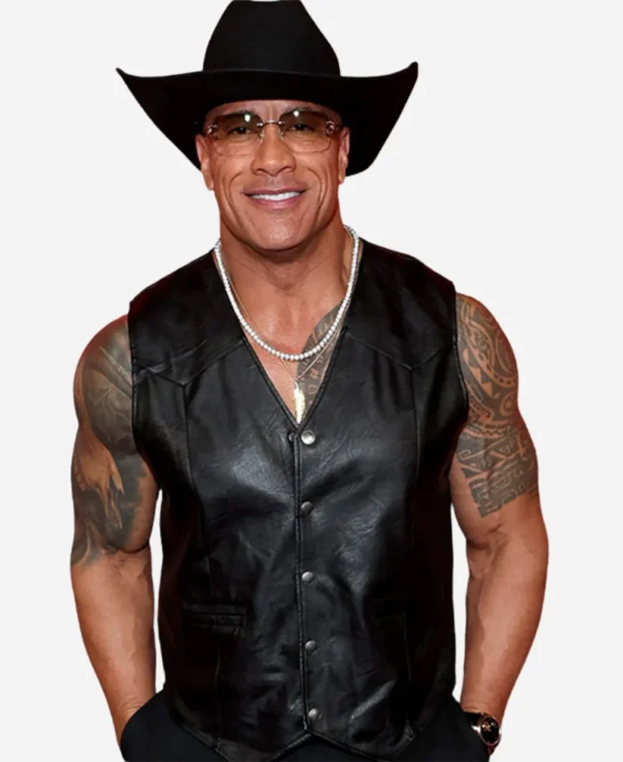 GQ Men Of The Year Dwayne Johnson Black Vest (1)