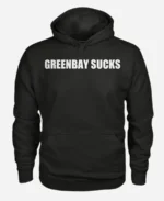 Greenbay Sucks Black Hoodie