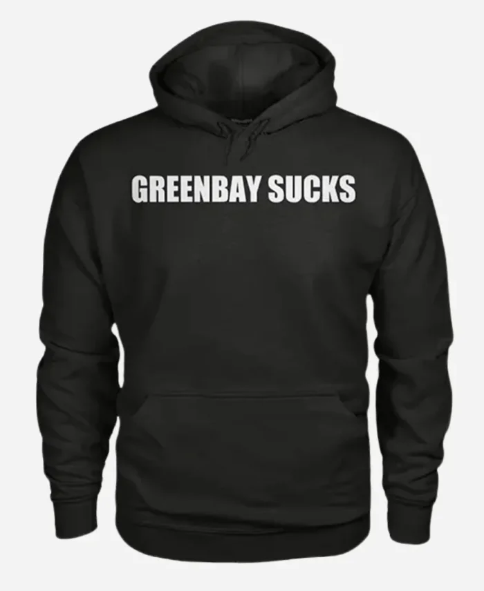 Greenbay Sucks Black Hoodie