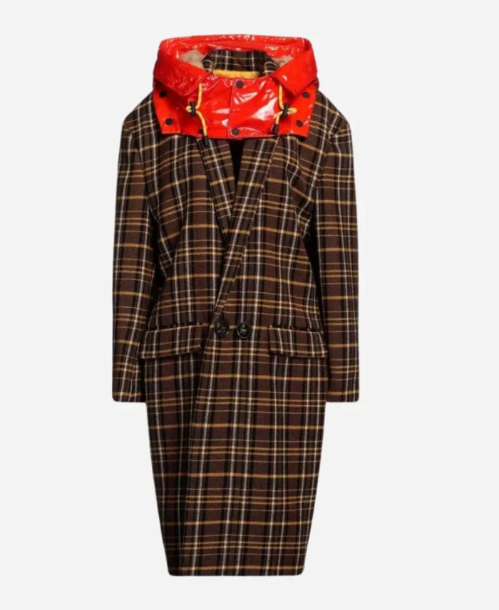 Gwen Stefani Plaid Coat