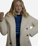 Heather Graham Best Christmas Ever Charlotte Sanders White Long Coat
