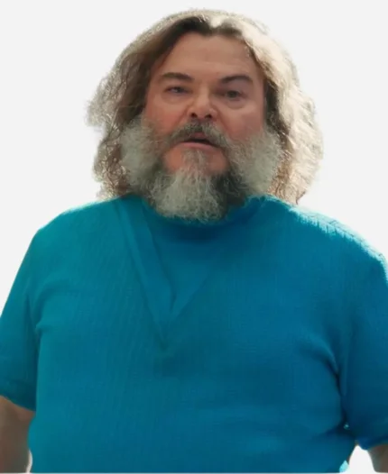 Jack Black A Minecraft Movie 2025 Blue aT-Shirt