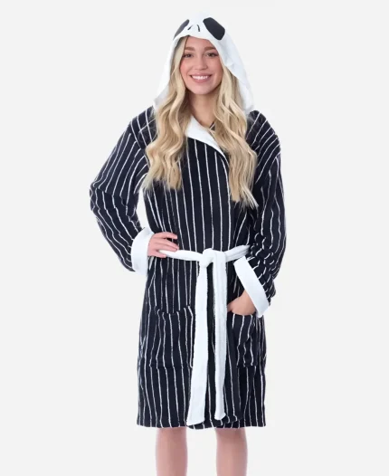 Jack Skellington The Nightmare Before Christmas White & Black Robe