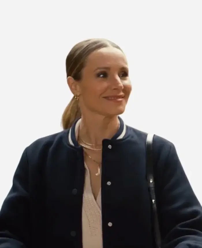 Joanne TV Series Nobody Wants This Season 01 Kristen Bell Blue Varsity Bomber Jacket