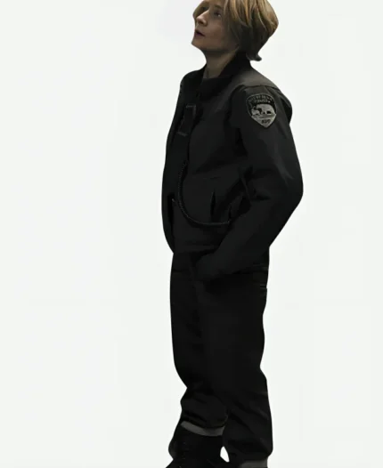 Jodie Foster Tv Series True Detective Night Country Season 04 Black Cotton Jacket