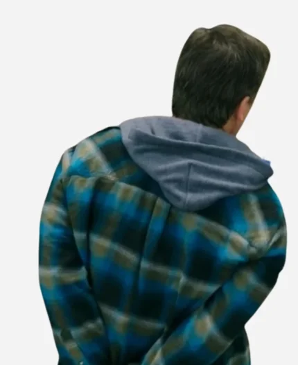 Josh Brolin Movie Brothers 2024 Moke Munger Flannel Hooded Jacket