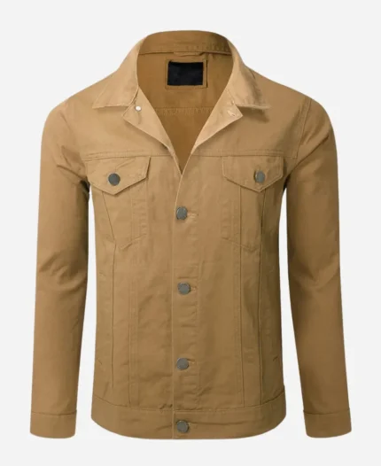 Justin Hartley Tv Series Tracker Season 02 Colter Shaw Beige Denim Jacket