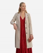 Kate Gabriel Rachel Skarsten Christmas Island White Trench Coat