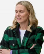 Kate Gabriel Film Christmas Island 2023 Rachel Skarsten Plaid Jacket