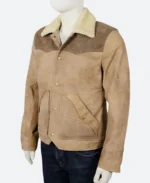 Kevin Costner TV Series Yellowstone John Dutton Suede Leather Jacket