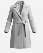 Kirsten Comerford Christmas On The Alpaca Farm Grey Wool Coat