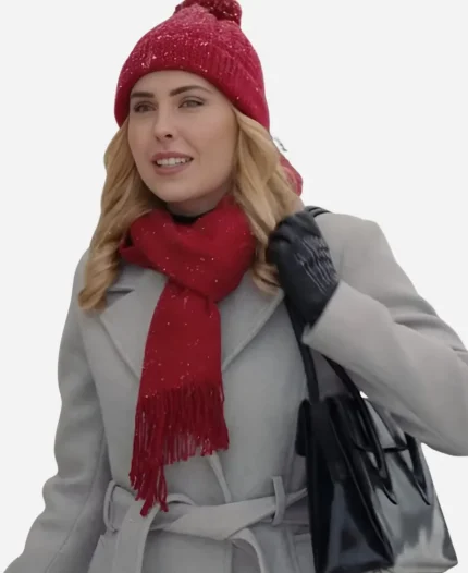 Christmas on the Alpaca Farm Kirsten Comerford Wool Gray Coat